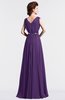 ColsBM Cordelia Dark Purple Vintage A-line Sleeveless Chiffon Floor Length Pleated Bridesmaid Dresses