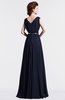 ColsBM Cordelia Dark Sapphire Vintage A-line Sleeveless Chiffon Floor Length Pleated Bridesmaid Dresses