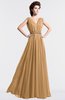 ColsBM Cordelia Desert Mist Vintage A-line Sleeveless Chiffon Floor Length Pleated Bridesmaid Dresses