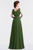 ColsBM Cordelia Garden Green Vintage A-line Sleeveless Chiffon Floor Length Pleated Bridesmaid Dresses