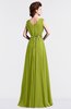 ColsBM Cordelia Green Oasis Vintage A-line Sleeveless Chiffon Floor Length Pleated Bridesmaid Dresses