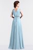 ColsBM Cordelia Ice Blue Vintage A-line Sleeveless Chiffon Floor Length Pleated Bridesmaid Dresses