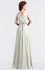 ColsBM Cordelia Ivory Vintage A-line Sleeveless Chiffon Floor Length Pleated Bridesmaid Dresses