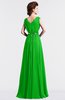 ColsBM Cordelia Jasmine Green Vintage A-line Sleeveless Chiffon Floor Length Pleated Bridesmaid Dresses