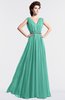 ColsBM Cordelia Mint Green Vintage A-line Sleeveless Chiffon Floor Length Pleated Bridesmaid Dresses