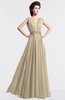 ColsBM Cordelia Novelle Peach Vintage A-line Sleeveless Chiffon Floor Length Pleated Bridesmaid Dresses
