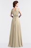 ColsBM Cordelia Novelle Peach Vintage A-line Sleeveless Chiffon Floor Length Pleated Bridesmaid Dresses