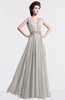 ColsBM Cordelia Off White Vintage A-line Sleeveless Chiffon Floor Length Pleated Bridesmaid Dresses