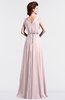 ColsBM Cordelia Petal Pink Vintage A-line Sleeveless Chiffon Floor Length Pleated Bridesmaid Dresses