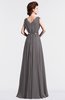 ColsBM Cordelia Ridge Grey Vintage A-line Sleeveless Chiffon Floor Length Pleated Bridesmaid Dresses