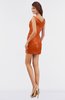 ColsBM Chaya Rust Elegant Sheath Sleeveless Zipper Mini Ruching Bridesmaid Dresses
