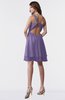 ColsBM Estelle Chalk Violet Modest A-line One Shoulder Criss-cross Straps Short Ruching Bridesmaid Dresses