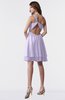 ColsBM Estelle Light Purple Modest A-line One Shoulder Criss-cross Straps Short Ruching Bridesmaid Dresses