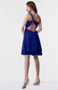 ColsBM Estelle Nautical Blue Modest A-line One Shoulder Criss-cross Straps Short Ruching Bridesmaid Dresses