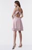ColsBM Estelle Pale Lilac Modest A-line One Shoulder Criss-cross Straps Short Ruching Bridesmaid Dresses