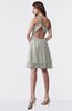 ColsBM Estelle Platinum Modest A-line One Shoulder Criss-cross Straps Short Ruching Bridesmaid Dresses