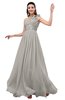 ColsBM Leilani Ashes Of Roses Cinderella A-line Asymmetric Neckline Sleeveless Zipper Chiffon Bridesmaid Dresses