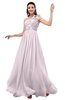 ColsBM Leilani Blush Cinderella A-line Asymmetric Neckline Sleeveless Zipper Chiffon Bridesmaid Dresses