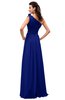 ColsBM Leilani Electric Blue Cinderella A-line Asymmetric Neckline Sleeveless Zipper Chiffon Bridesmaid Dresses