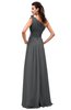 ColsBM Leilani Grey Cinderella A-line Asymmetric Neckline Sleeveless Zipper Chiffon Bridesmaid Dresses