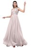 ColsBM Leilani Light Pink Cinderella A-line Asymmetric Neckline Sleeveless Zipper Chiffon Bridesmaid Dresses