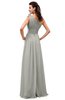 ColsBM Leilani Platinum Cinderella A-line Asymmetric Neckline Sleeveless Zipper Chiffon Bridesmaid Dresses