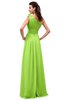 ColsBM Leilani Sharp Green Cinderella A-line Asymmetric Neckline Sleeveless Zipper Chiffon Bridesmaid Dresses