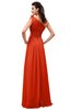 ColsBM Leilani Tangerine Tango Cinderella A-line Asymmetric Neckline Sleeveless Zipper Chiffon Bridesmaid Dresses