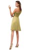 ColsBM Amber Gold Cute A-line One Shoulder Sleeveless Chiffon Bridesmaid Dresses
