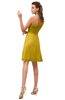 ColsBM Amber Lemon Curry Cute A-line One Shoulder Sleeveless Chiffon Bridesmaid Dresses