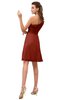 ColsBM Amber Rust Cute A-line One Shoulder Sleeveless Chiffon Bridesmaid Dresses