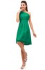 ColsBM Amber Sea Green Cute A-line One Shoulder Sleeveless Chiffon Bridesmaid Dresses
