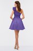 ColsBM Itzel Aster Purple Elegant A-line Sleeveless Zip up Short Flower Bridesmaid Dresses