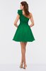 ColsBM Itzel Green Elegant A-line Sleeveless Zip up Short Flower Bridesmaid Dresses