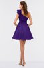 ColsBM Itzel Royal Purple Elegant A-line Sleeveless Zip up Short Flower Bridesmaid Dresses