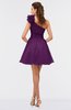 ColsBM Itzel Wood Violet Elegant A-line Sleeveless Zip up Short Flower Bridesmaid Dresses