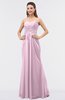 ColsBM Roselyn Baby Pink Cute A-line Sweetheart Chiffon Floor Length Ruching Bridesmaid Dresses