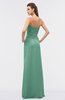 ColsBM Roselyn Beryl Green Cute A-line Sweetheart Chiffon Floor Length Ruching Bridesmaid Dresses