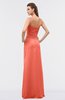 ColsBM Roselyn Fusion Coral Cute A-line Sweetheart Chiffon Floor Length Ruching Bridesmaid Dresses