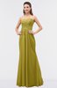 ColsBM Roselyn Golden Olive Cute A-line Sweetheart Chiffon Floor Length Ruching Bridesmaid Dresses