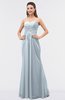 ColsBM Roselyn Illusion Blue Cute A-line Sweetheart Chiffon Floor Length Ruching Bridesmaid Dresses