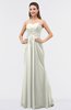 ColsBM Roselyn Ivory Cute A-line Sweetheart Chiffon Floor Length Ruching Bridesmaid Dresses