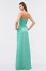 ColsBM Roselyn Mint Green Cute A-line Sweetheart Chiffon Floor Length Ruching Bridesmaid Dresses