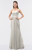 ColsBM Roselyn Off White Cute A-line Sweetheart Chiffon Floor Length Ruching Bridesmaid Dresses