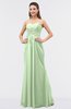 ColsBM Roselyn Pale Green Cute A-line Sweetheart Chiffon Floor Length Ruching Bridesmaid Dresses