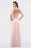 ColsBM Roselyn Pastel Pink Cute A-line Sweetheart Chiffon Floor Length Ruching Bridesmaid Dresses