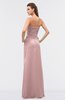 ColsBM Roselyn Silver Pink Cute A-line Sweetheart Chiffon Floor Length Ruching Bridesmaid Dresses
