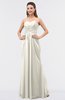 ColsBM Roselyn Whisper White Cute A-line Sweetheart Chiffon Floor Length Ruching Bridesmaid Dresses