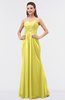 ColsBM Roselyn Yellow Iris Cute A-line Sweetheart Chiffon Floor Length Ruching Bridesmaid Dresses