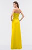 ColsBM Roselyn Yellow Cute A-line Sweetheart Chiffon Floor Length Ruching Bridesmaid Dresses